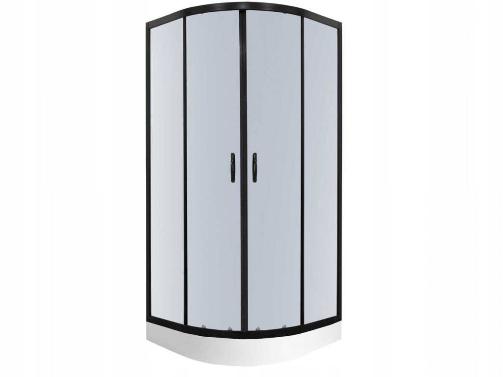 KERRA Sprchová kabina Tiara 80x80 čtvrtkruh s vaničkou 5907548112651