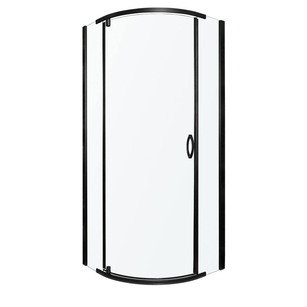 KERRA Sprchový kout černý Splash 90 (bez vaničky) 5907548118639