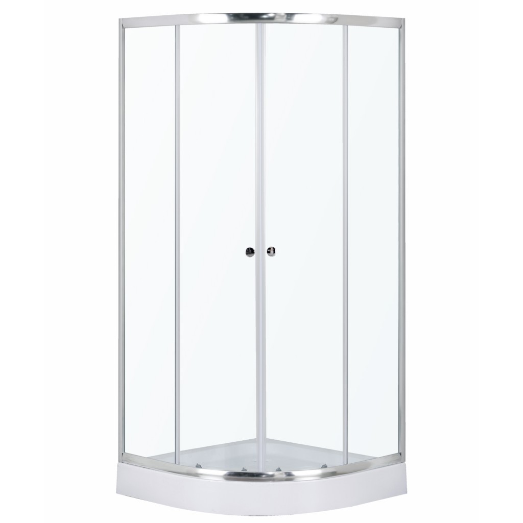 KERRA Sprchový kout s vaničkou Leo 90 (chrom) 5907548117571
