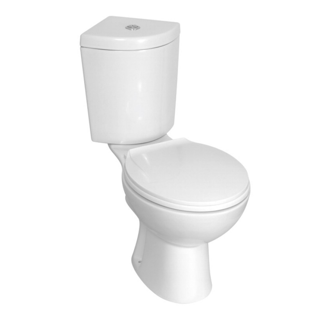 KERRA WC kombi rohový Corner/KR 61 (s deskou) 5906365574741