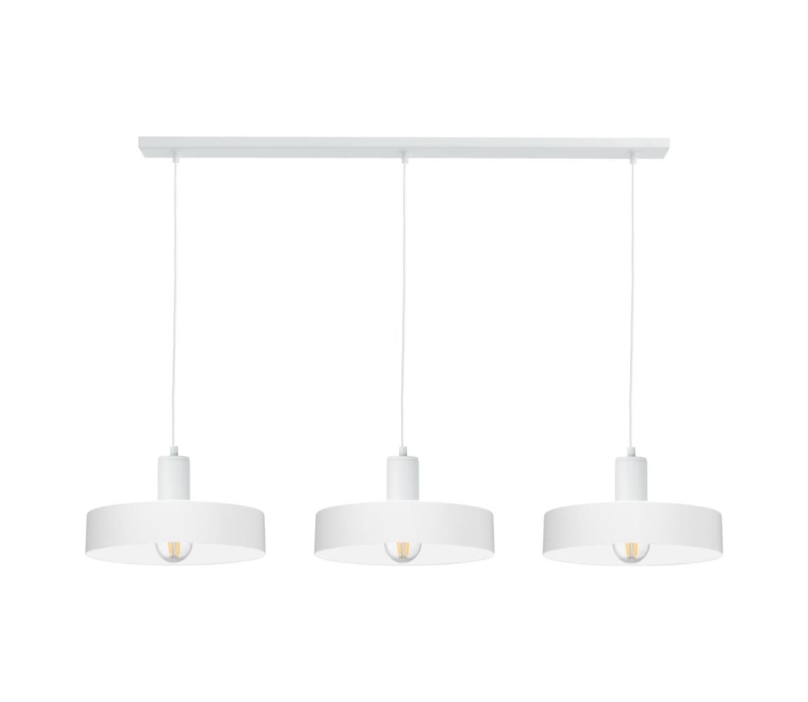 Keter Lighting Lustr na lanku ARCANE 3xE27/60W/230V bílá 3406