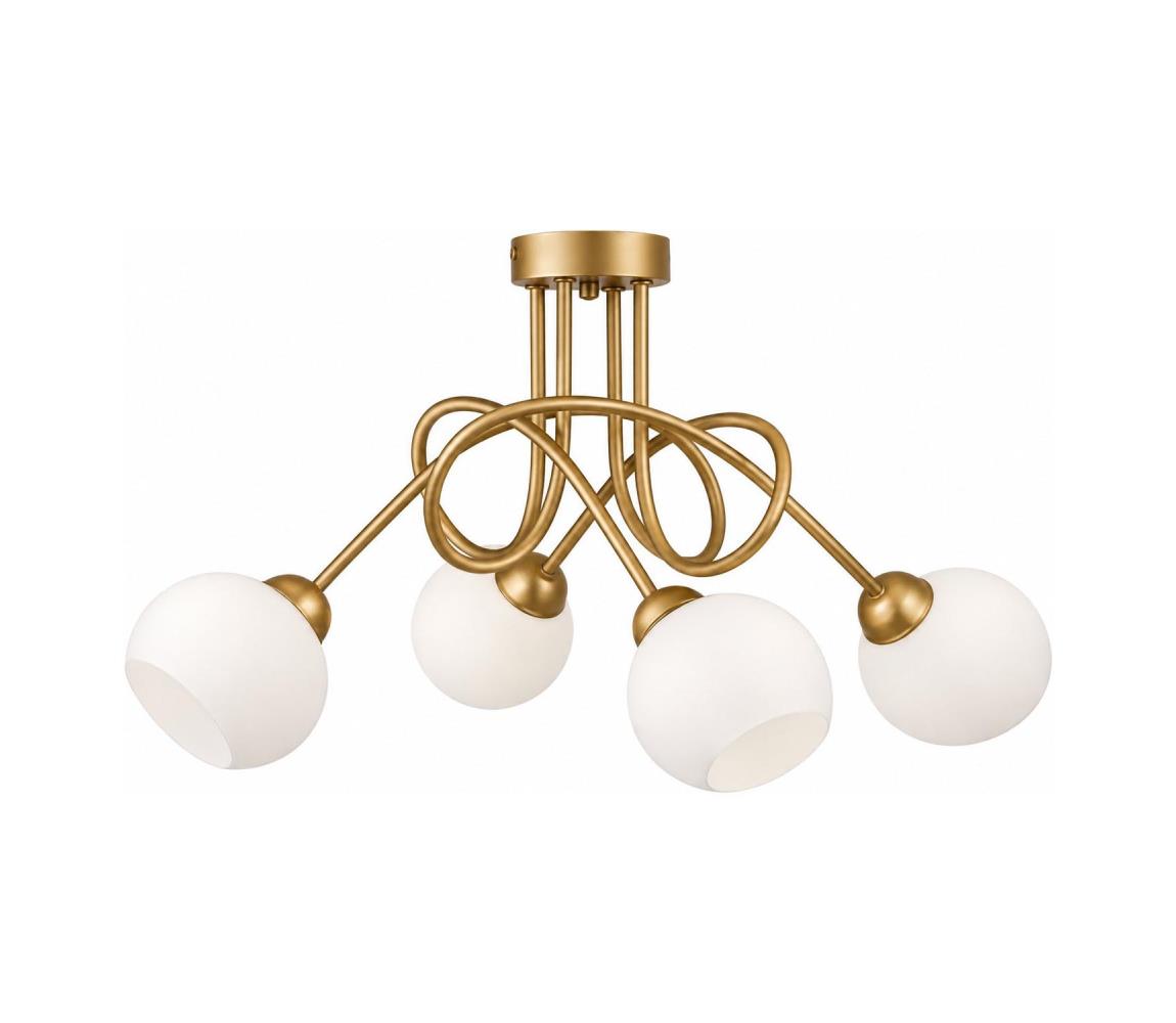 Keter Lighting Přísazený lustr BAROC 4xE14/40W/230V zlatá 3571