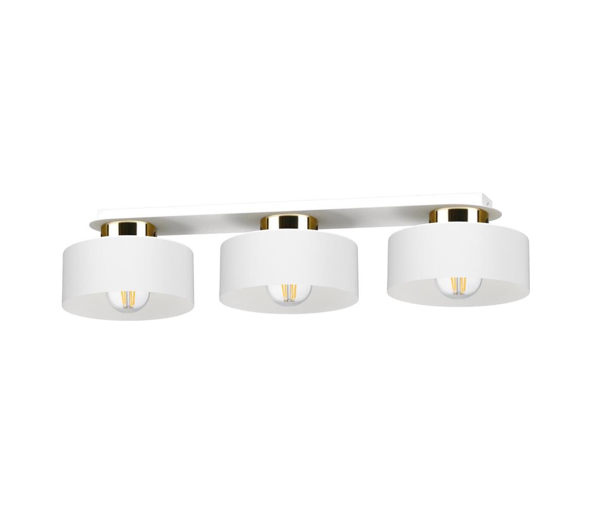 Keter Lighting Stropní svítidlo IGNIA 3xE27/60W/230V bílá/zlatá 3400