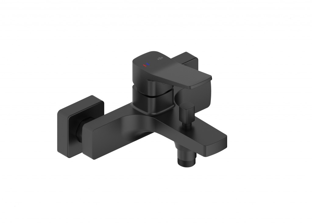 KFA Baterie Malaga, vanová, nástěnná, černá 4524-010-81