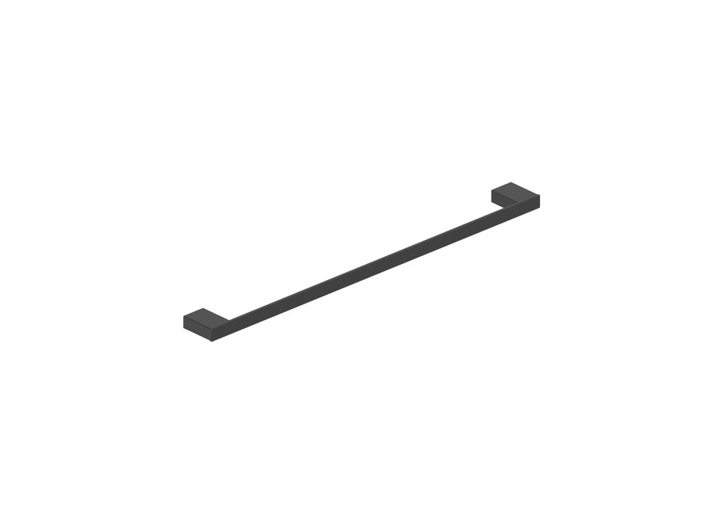 KFA Držák na ručníky, nástěnný, 60 cm, černý 864-036-81