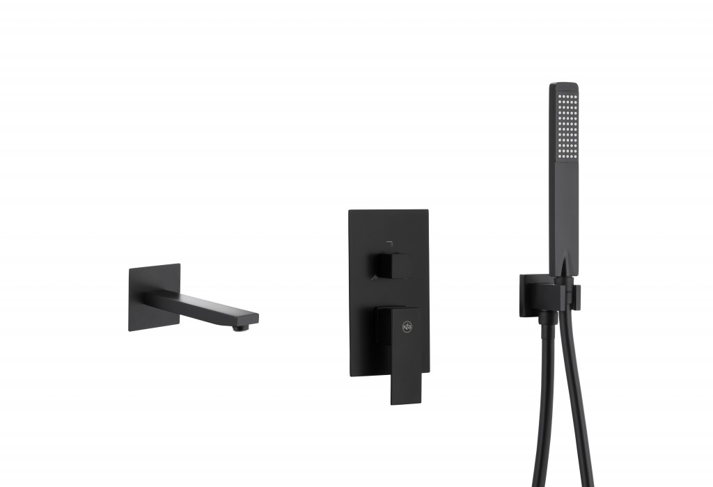 KFA LOGON podomítková vanová baterie, černá 5139-401-81