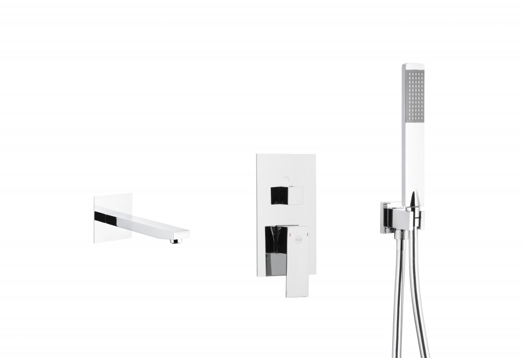 KFA LOGON podomítková vanová baterie, chrom 5139-401-00