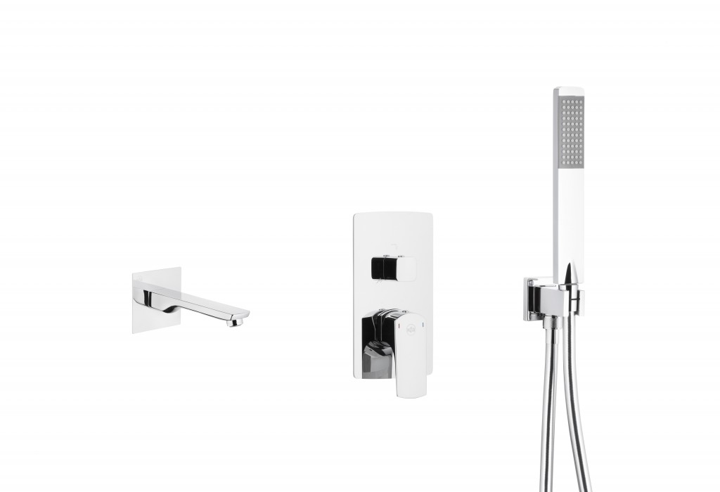 KFA MOKAIT podomítková vanová baterie, chrom 5539-401-00