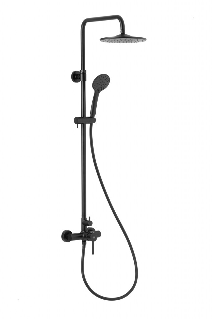 KFA Sprchová baterie MOZA se sprchovým sloupem černá 5036-910-81