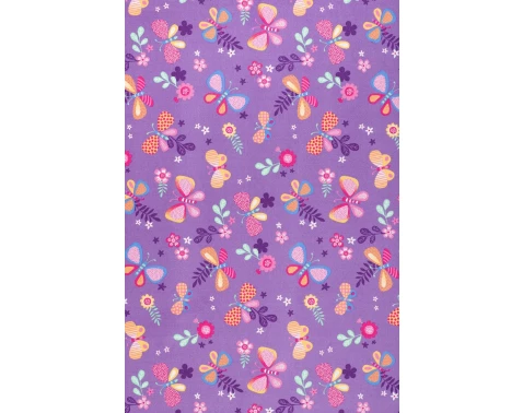 Koberec Motýlci 100x150 cm, fialový