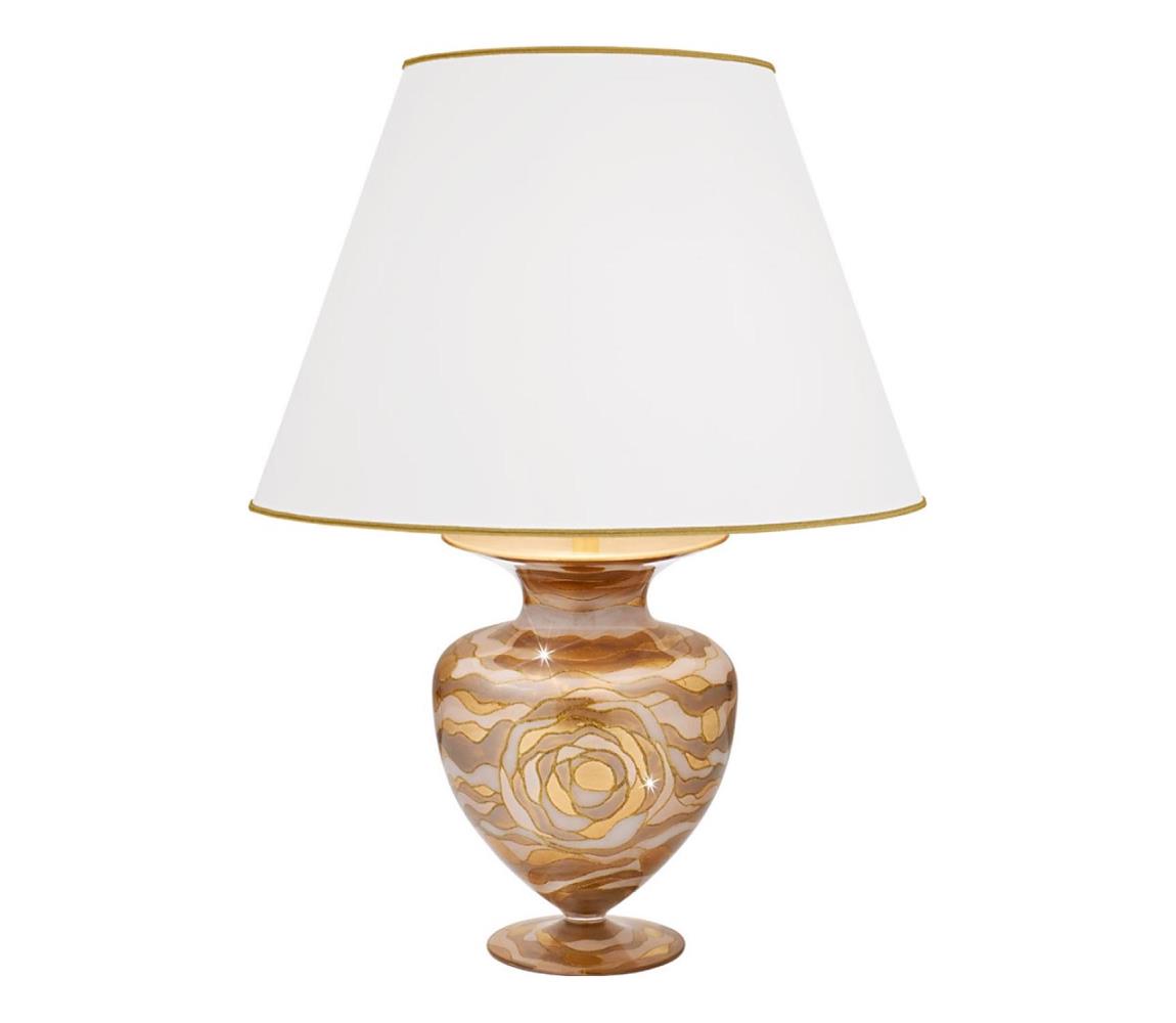 Kolarz 1415.71M.CH - Stolní lampa ANFORA 1xE27/100W/230V 24K zlato 1415.71M.CH