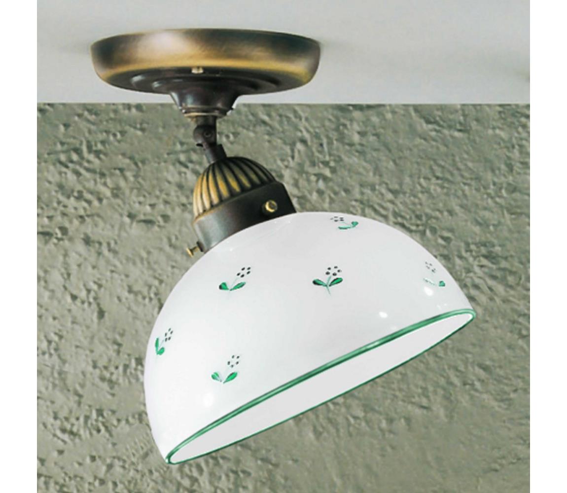 Kolarz 731.10.20 - Přisazený lustr NONNA 1xE27/75W/230V pr. 20 cm zelená 731.10.20