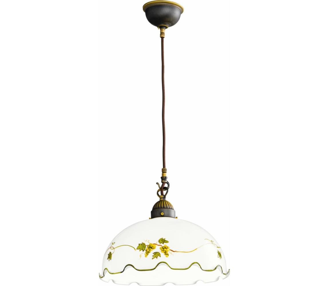 Kolarz 731.30.111 - Lustr na lanku NONNA 1xE27/75W/230V pr. 30 cm víno 731.30.111