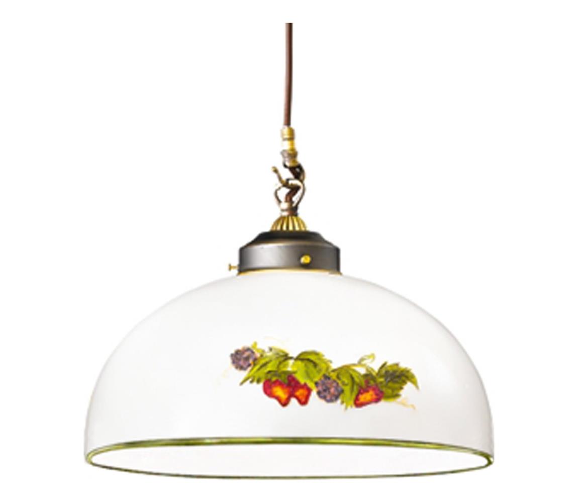 Kolarz 731.30.136 - Lustr na lanku NONNA 1xE27/75W/230V pr. 30 cm víno/jahody 731.30.136