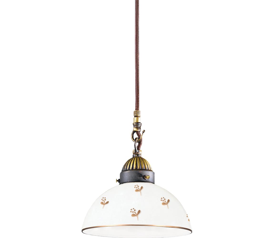 Kolarz 731.30.170- Lustr na lanku NONNA 1xE27/75W/230V pr. 20 cm květ. rose gold 731.30.170