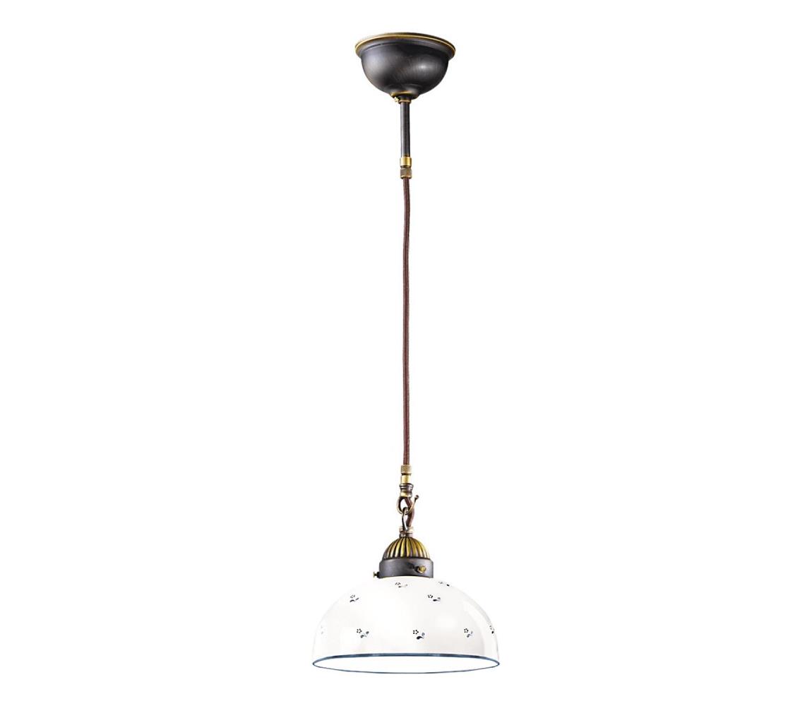 Kolarz 731.30.24 - Lustr na lanku NONNA 1xE27/75W/230V pr. 30 cm modrá 731.30.24