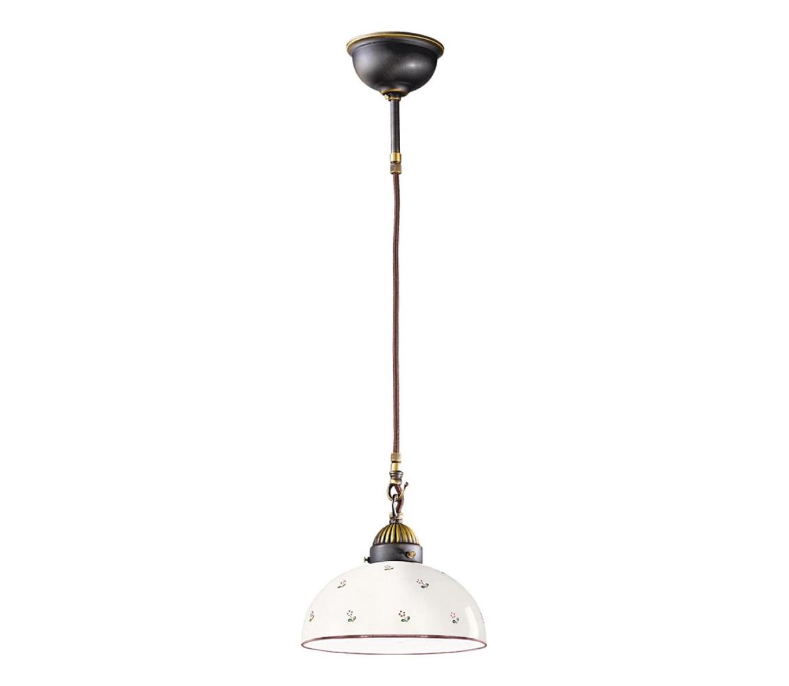 Kolarz 731.30.27 - Lustr na lanku NONNA 1xE27/75W/230V pr. 30 cm zelená 731.30.27