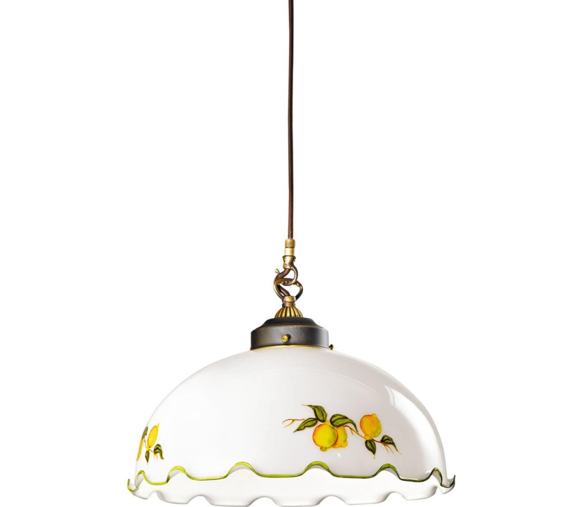 Kolarz 731.32.118 - Lustr na lanku NONNA 1xE27/75W/230V pr. 36 cm citrony 731.32.118