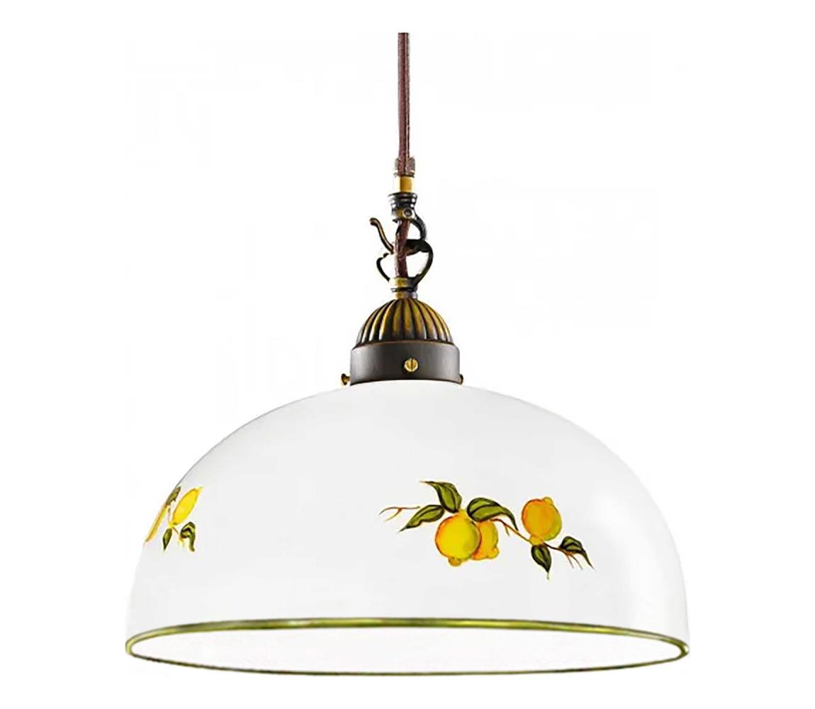 Kolarz 731.32.138 - Lustr na lanku NONNA 1xE27/75W/230V pr. 36 cm citrony 731.32.138