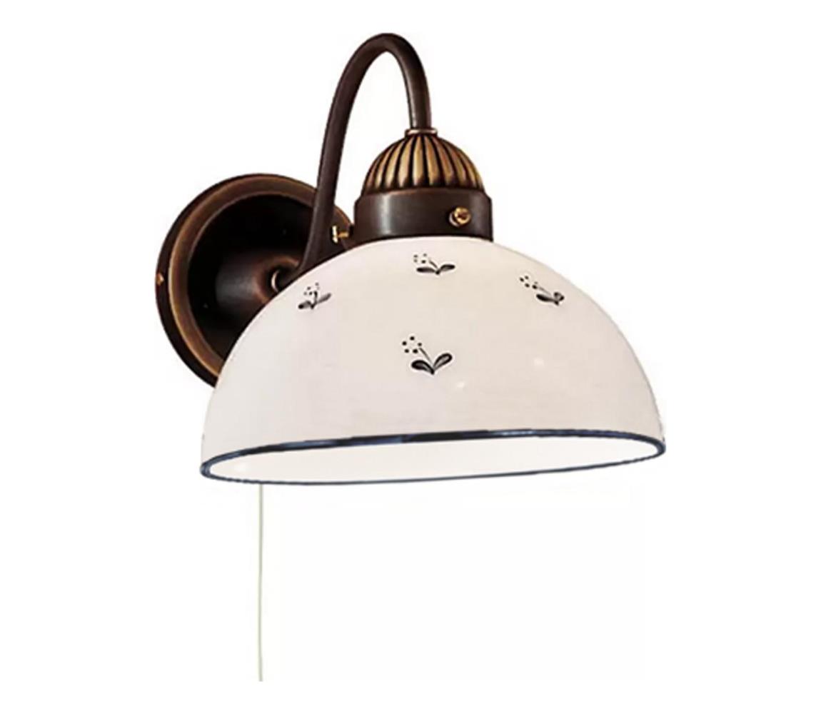 Kolarz 731.61.16 - Nástěnná lampa NONNA 1xE27/75W/230V modrá 731.61.16