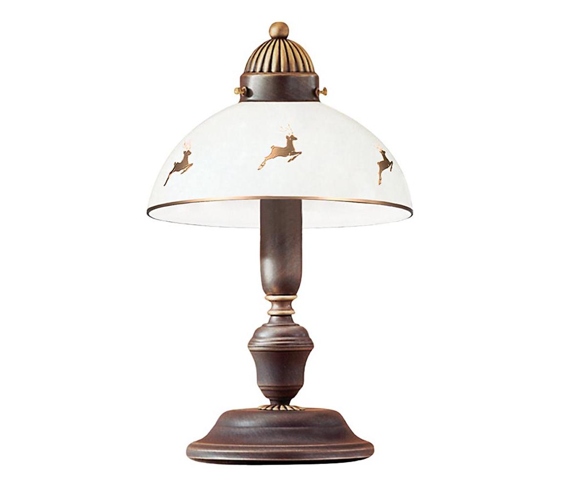 Kolarz 731.73.150 - Stolní lampa NONNA 1xE27/75W/230V jeleni rose gold 731.73.150