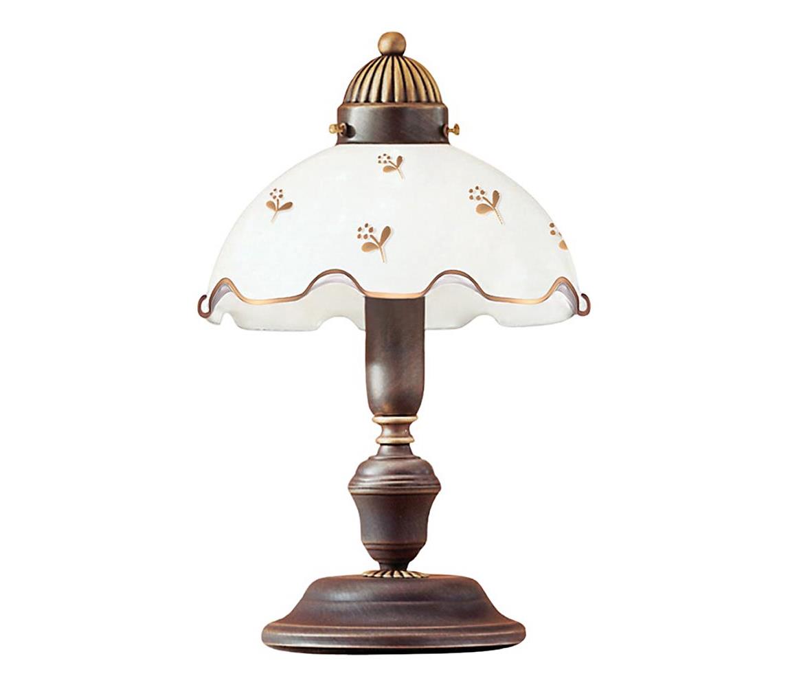 Kolarz 731.73.160 - Stolní lampa NONNA 1xE27/75W/230V květiny rose gold 731.73.160