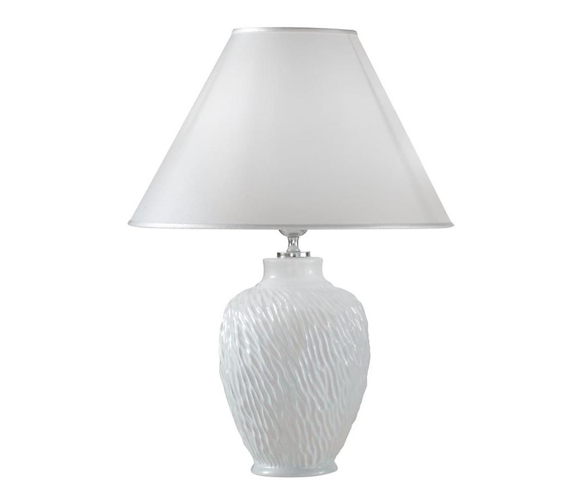 Kolarz A1340.70 - Stolní lampa CHIARA 1xE27/100W/230V bílá pr. 30 cm A1340.70