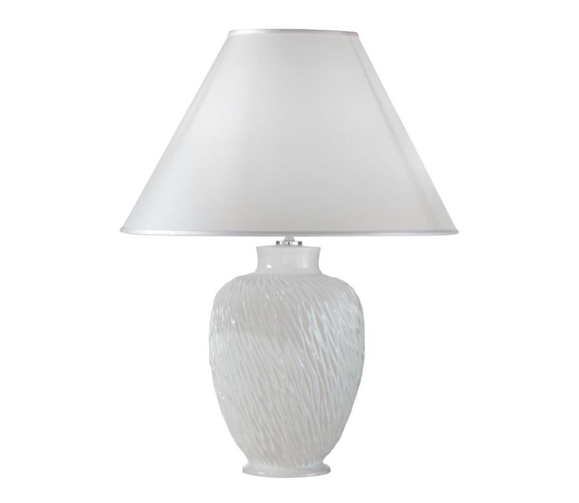 Kolarz A1340.71 - Stolní lampa CHIARA 1xE27/100W/230V bílá pr. 40 cm A1340.71