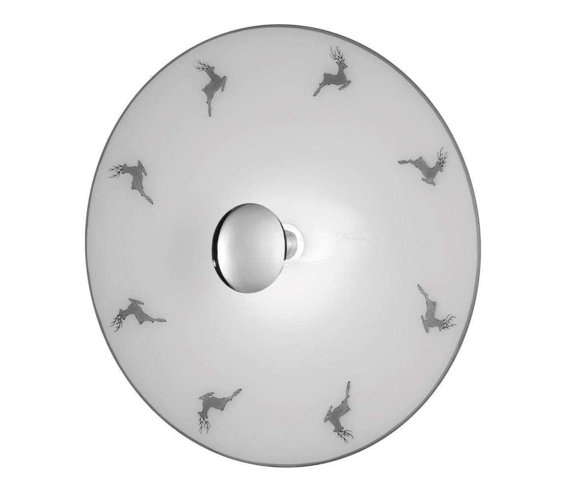 Kolarz A1353.61.XL.5.Gr.100-Nástěnné svítidlo NONNA 1xE27/100W/230V jeleni šedá A1353.61.XL.5.Gr.100