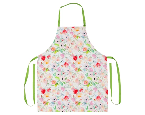 Kuchyňská zástěra Akvarel květiny, 70x85 cm