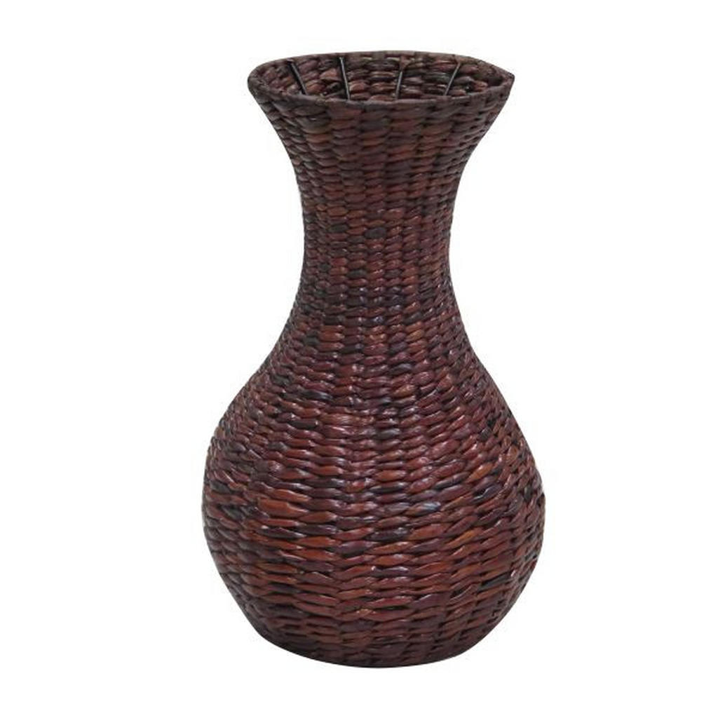 Landscape KOŠÍKOVÁ VÁZA, kov, přírodní materiály, 40 cm 1