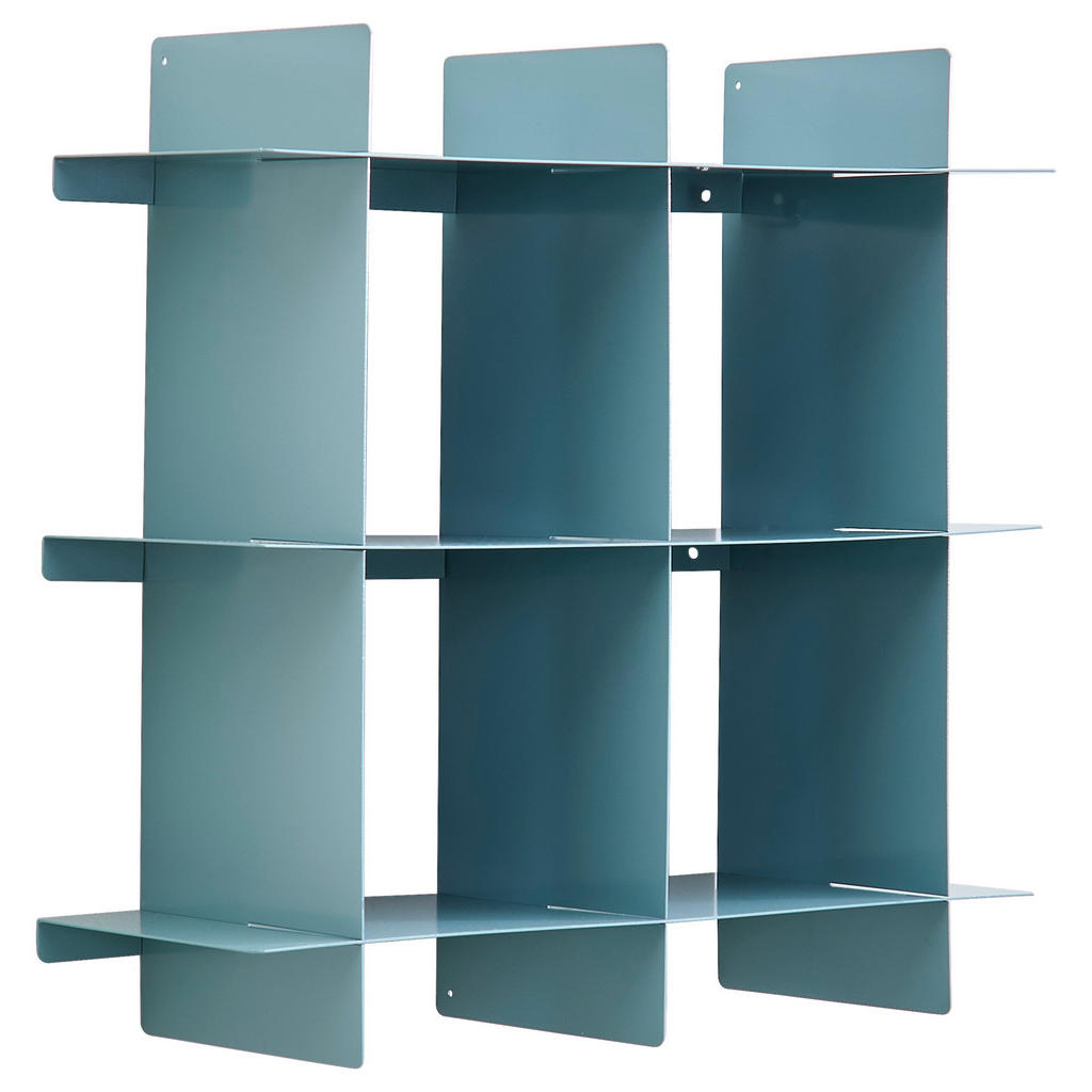 Landscape NÁSTĚNNÝ REGÁL, zelená, 40/40/15 cm