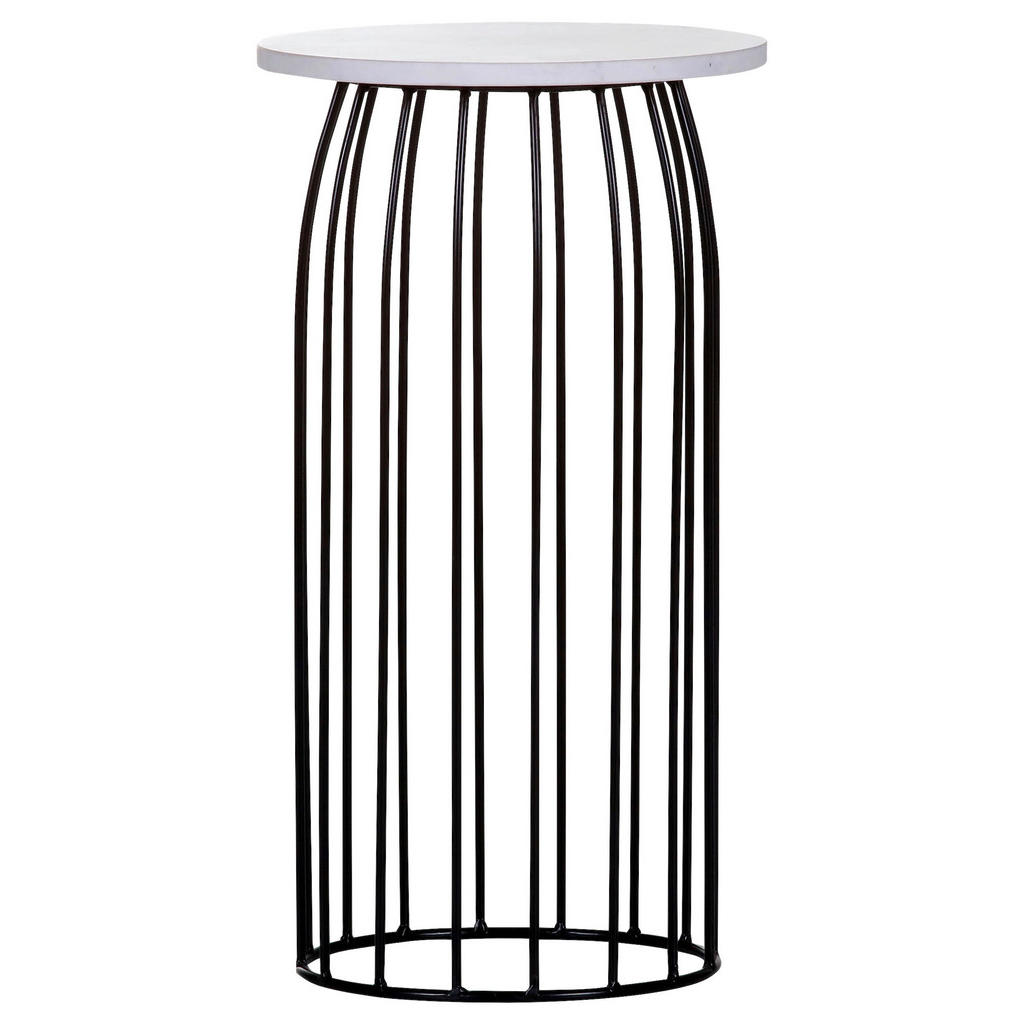 Landscape ODKLÁDACÍ STOLEK, černá, bílá