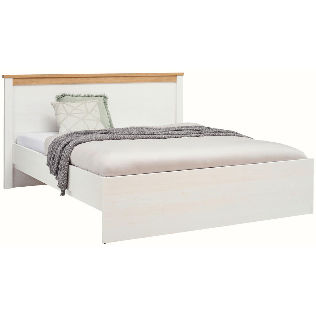 Landscape POSTEL, 180/200 cm, bílá, barvy dubu