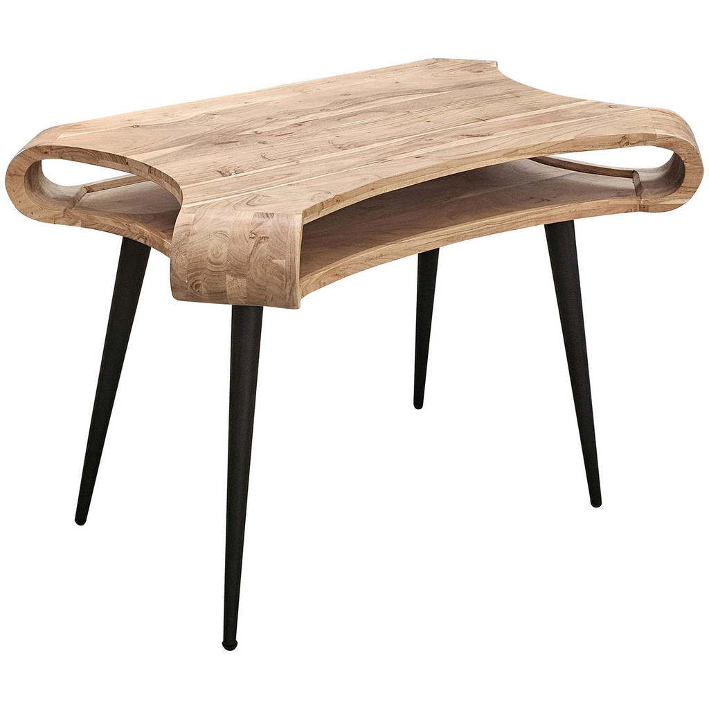 Landscape PSACÍ STŮL, černá, barvy akácie, 120/80/70 cm