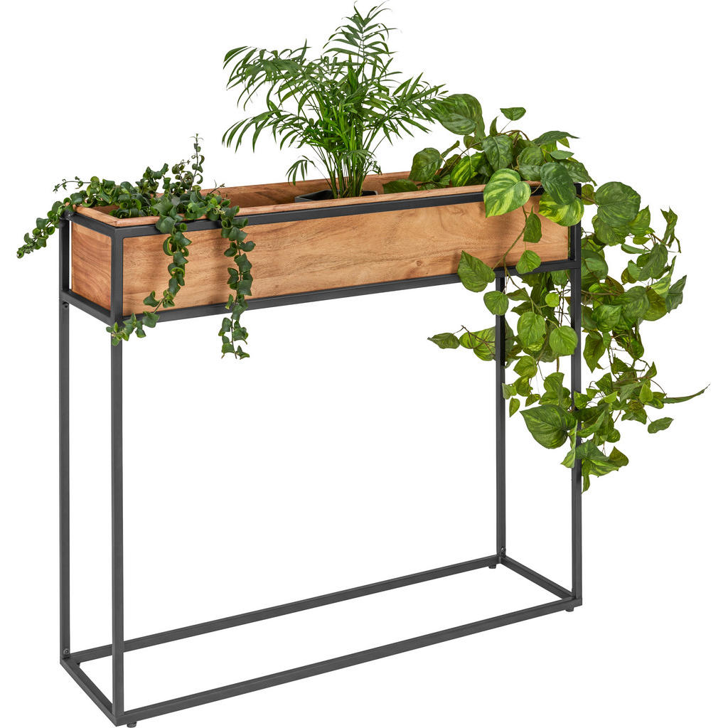 Landscape TRUHLÍK NA KVĚTINY dřevo, kov, 90/25/76 cm