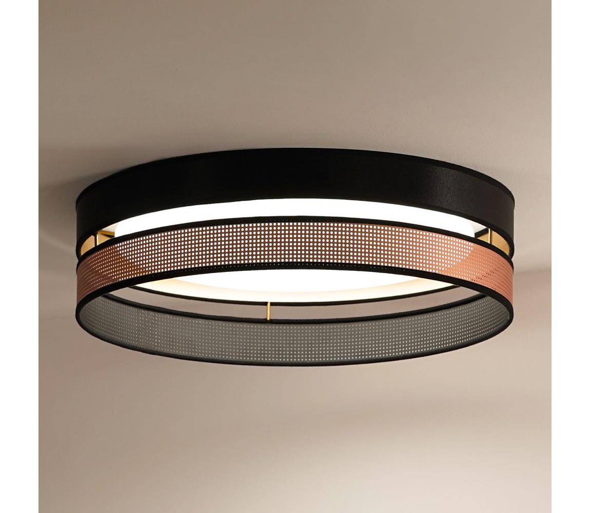 -LED Stropní svítidlo ROLLER DUO SHINY LED/24W/230V pr. 45 cm černá/měděná 604161