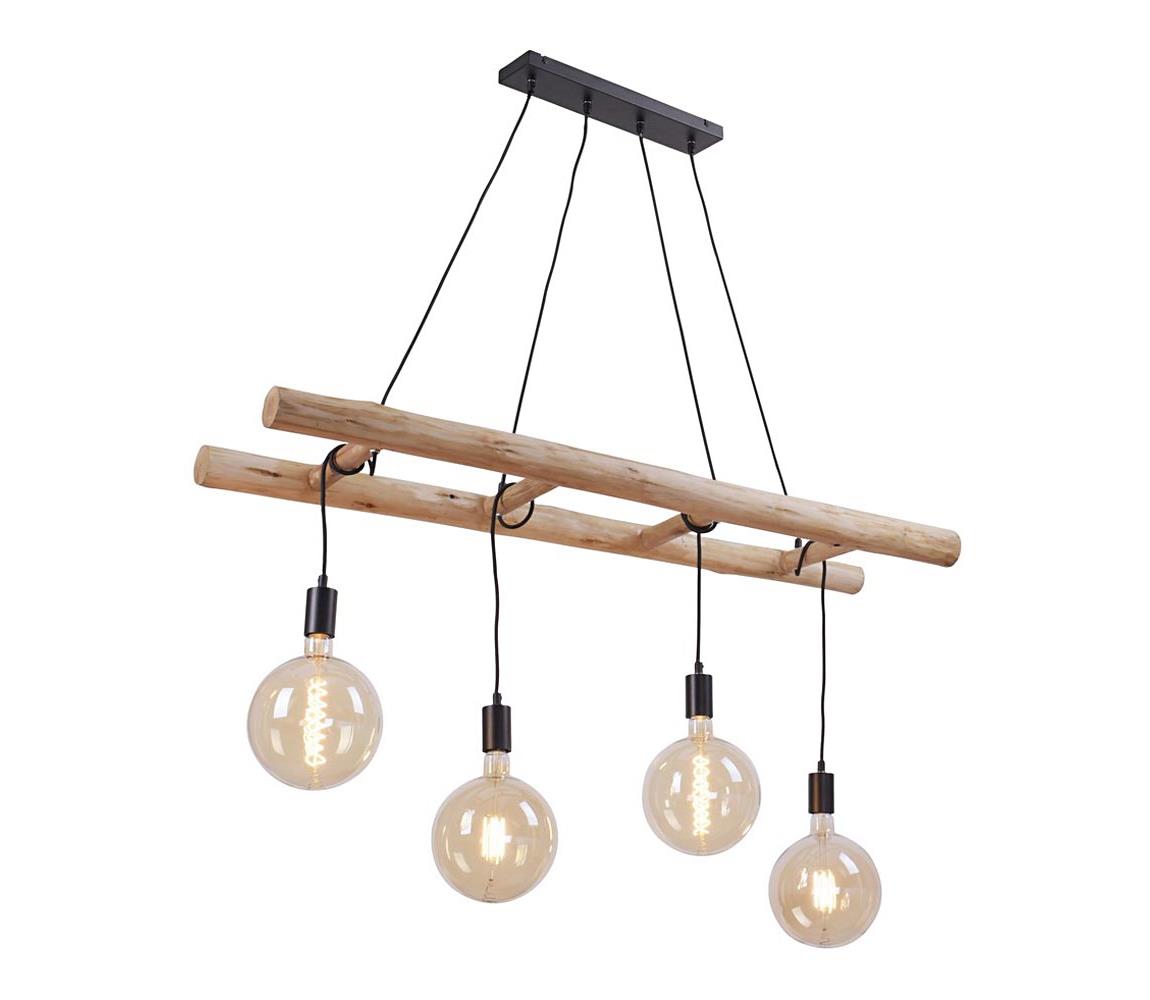 Leuchten Direkt 15025-18 - Lustr na lanku EDGAR 4xE27/60W/230V 15025-18