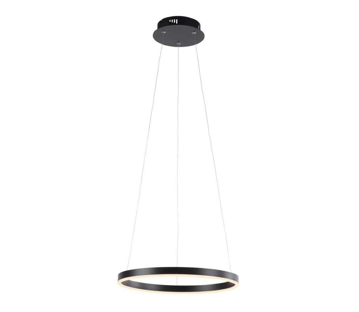 Leuchten Direkt 15393-13-LED Stmívatelný lustr na lanku RITUS LED/20W/230V černá 15393-13