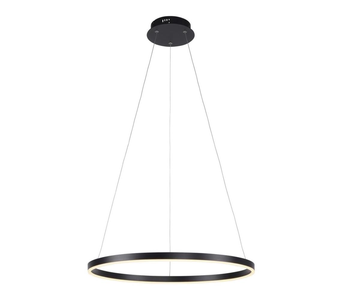 Leuchten Direkt 15394-13-LED Stmívatelný lustr na lanku RITUS LED/30W/230V černá 15394-13