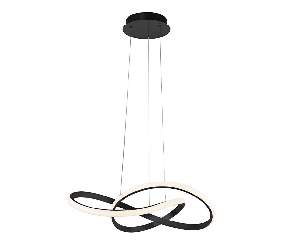 Leuchten Direkt 15402-18-LED Stmívatelný lustr na lanku MARIA LED/25W/230V černá 15402-18