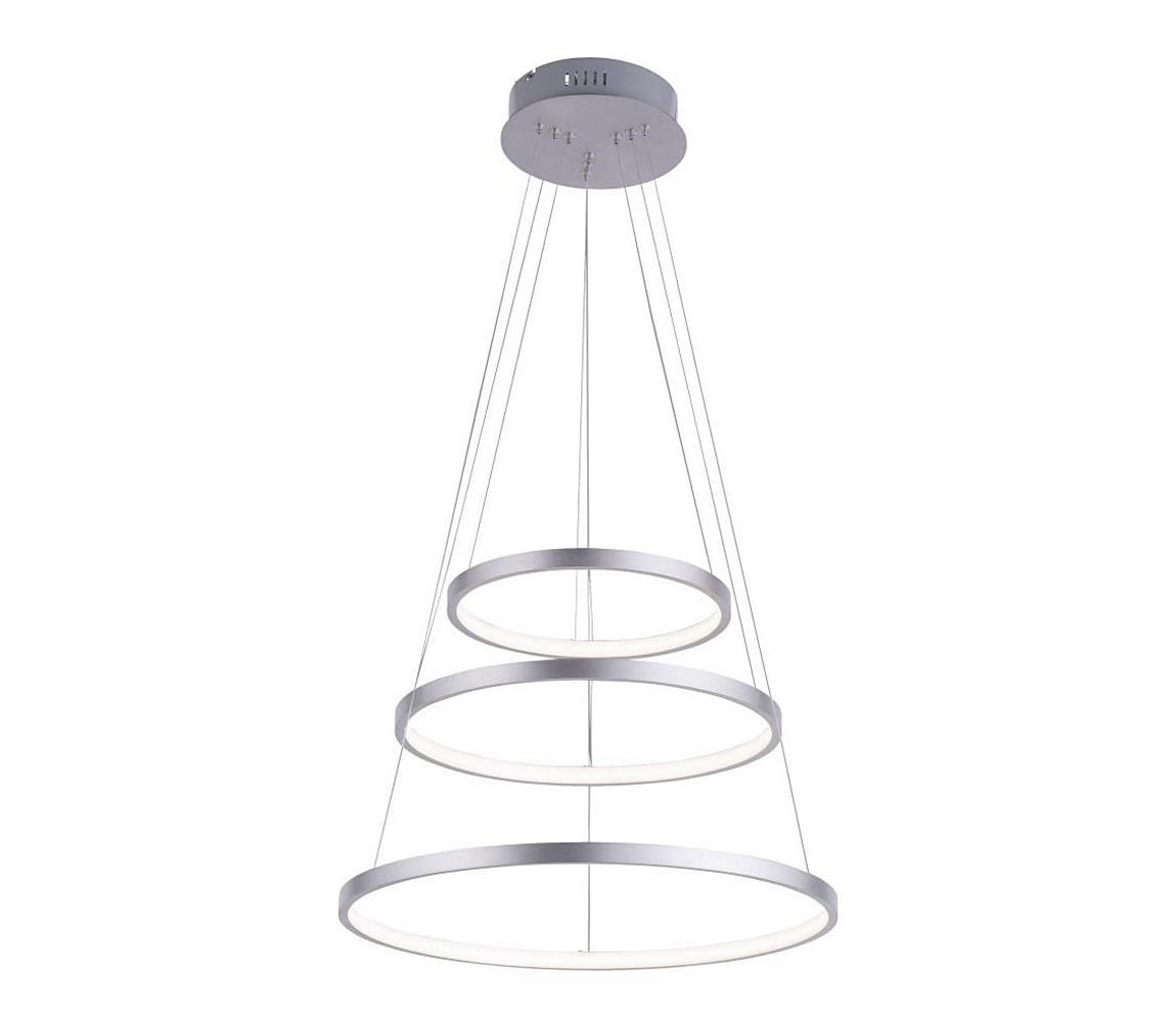 Leuchten Direkt LED Stmívatelný lustr na lanku CIRCLE LED/15W/230V + LED/20W + LED/25W 11526-55