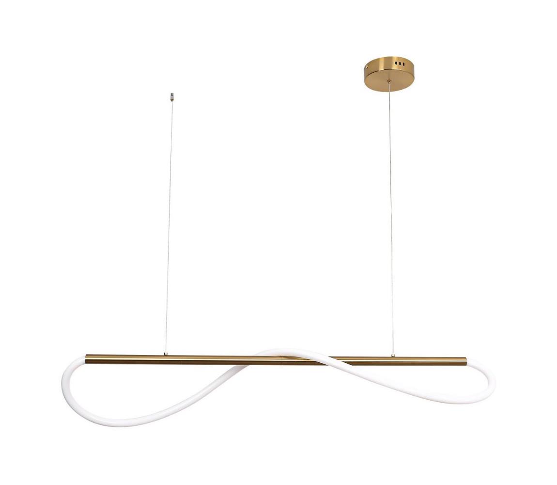 Light Prestige LED Lustr na lanku MELECA LED/24W/230V 3000/4000/6000K 100 cm zlatá LP-2345/1P S GD CCT