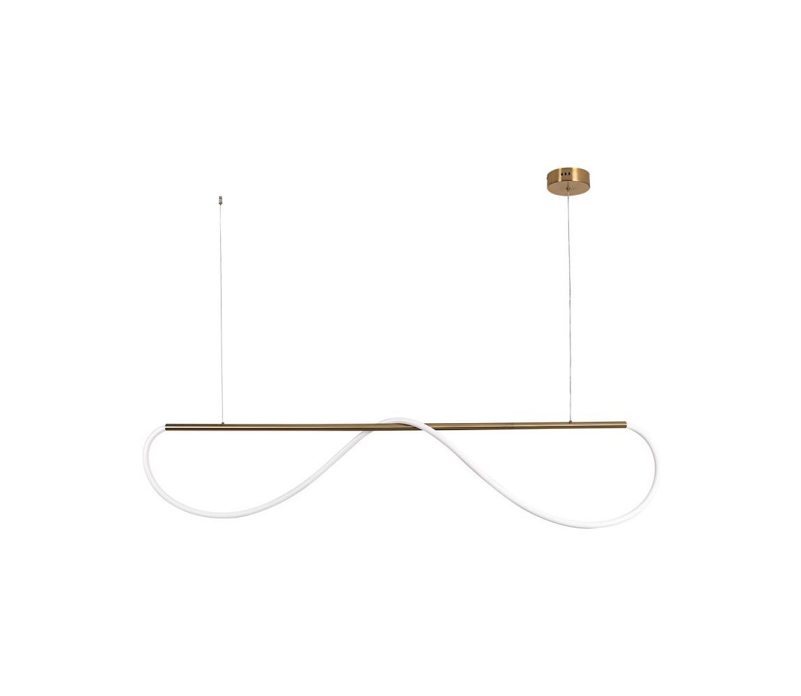 Light Prestige LED Lustr na lanku MELECA LED/36W/230V 3000/4000/6000K 160 cm zlatá LP-2345/1P M GD