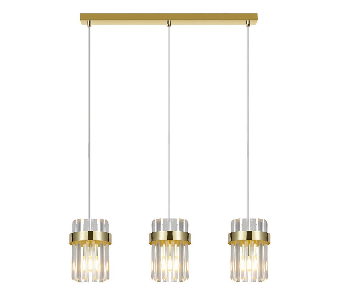 Light Prestige Lustr na lanku VETRO 3xE14/10W/230V zlatá LP-2910/3L GD