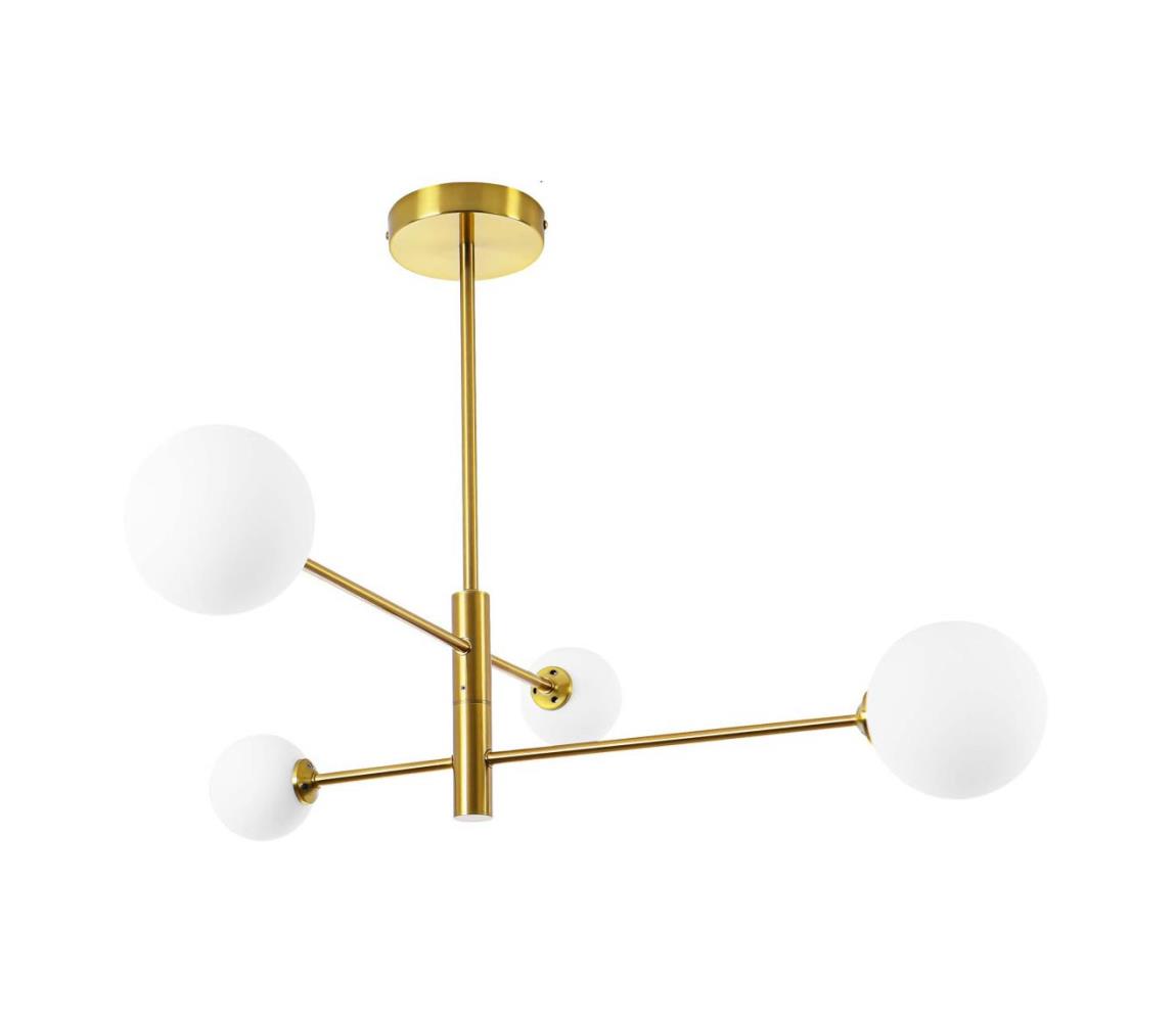 Light Prestige Lustr na tyči DORADO 4xG9/40W/230V zlatá LP-002/4P