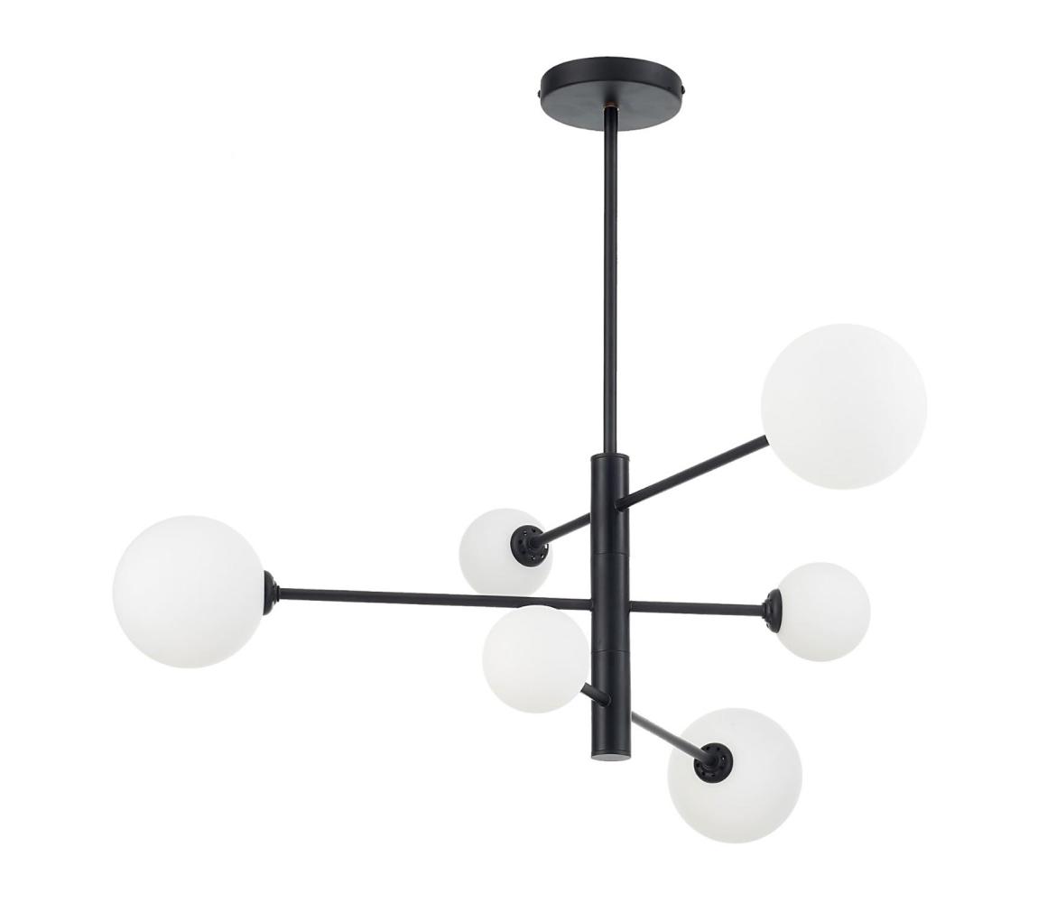 Light Prestige Lustr na tyči DORADO 6xG9/40W/230V černá LP-002/6P BK