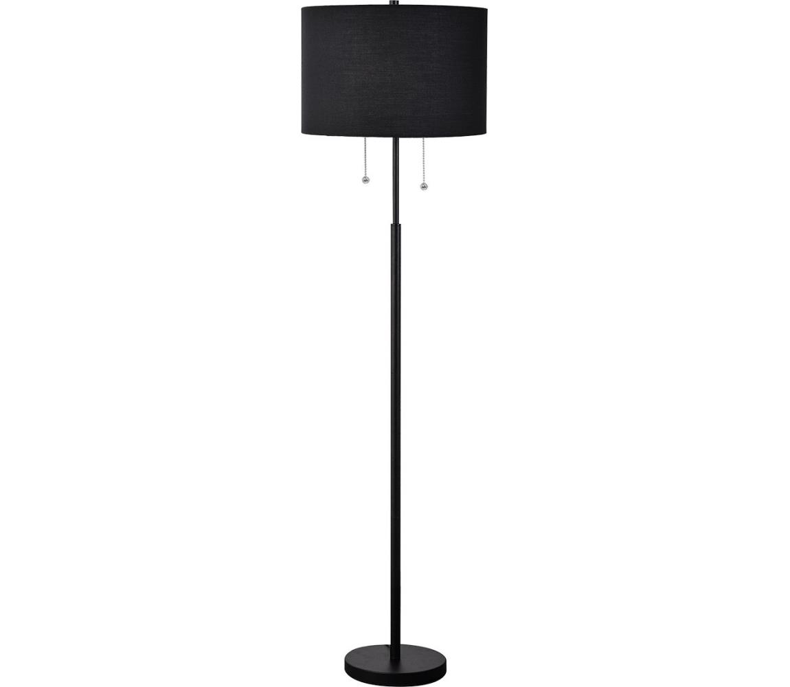 Light Prestige Stojací lampa FOGO 2xE27/15W/230V černá LP-0304/2F BK