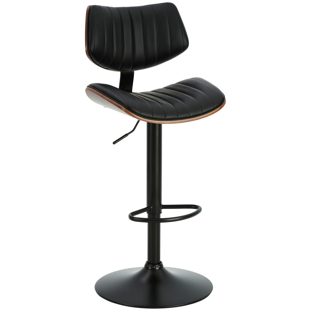 Livetastic BAROVÁ ŽIDLE, černá, barvy vlašských ořechů