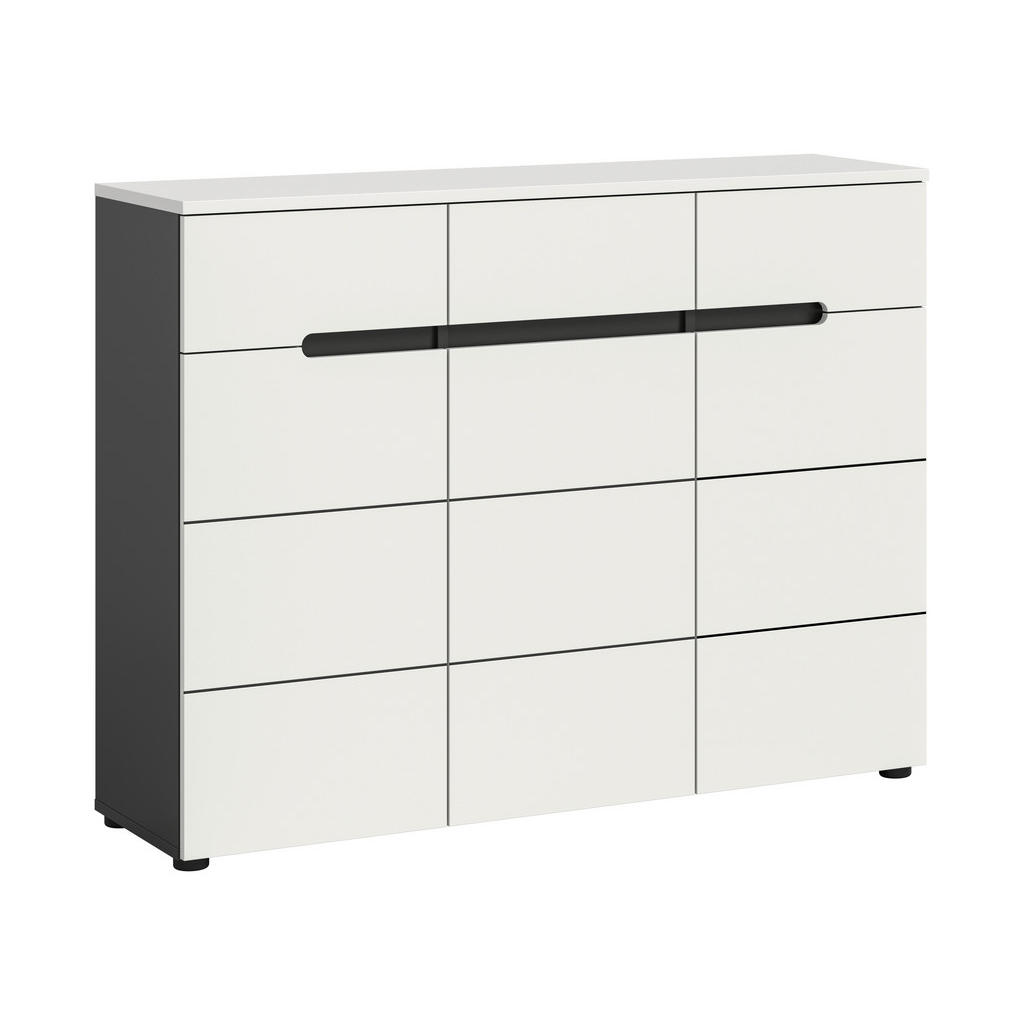 Livetastic BOTNÍK, šedá, bílá, 120/94/37 cm